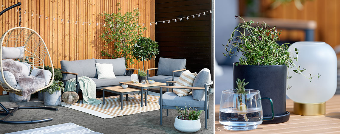 Terrassen- & Balkondekoration im urbanen Stil | JYSK